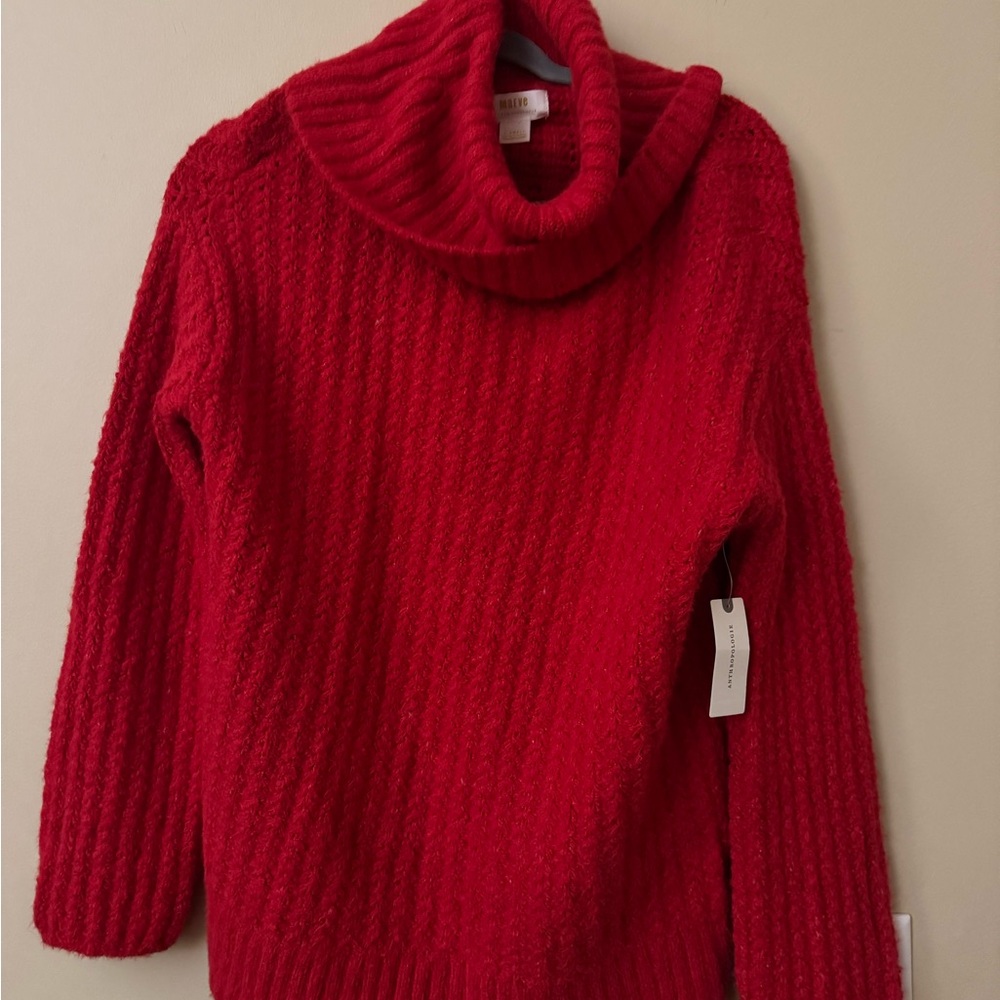 Red Turtleneck Sweater
